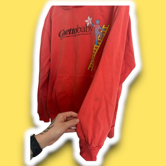 Brockhampton Kevin Abstract “Ghetto Baby” Hoodie - Picture 3 of 4